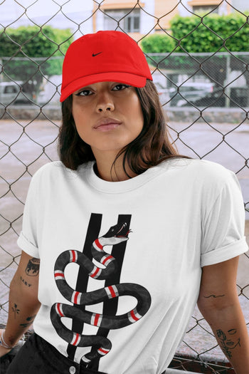 Jordan 12 Playoffs Sneaker Match Tees Snake Sneaker Tees Jordan 12 Playoffs Sneaker Release Tees Unisex Shirts