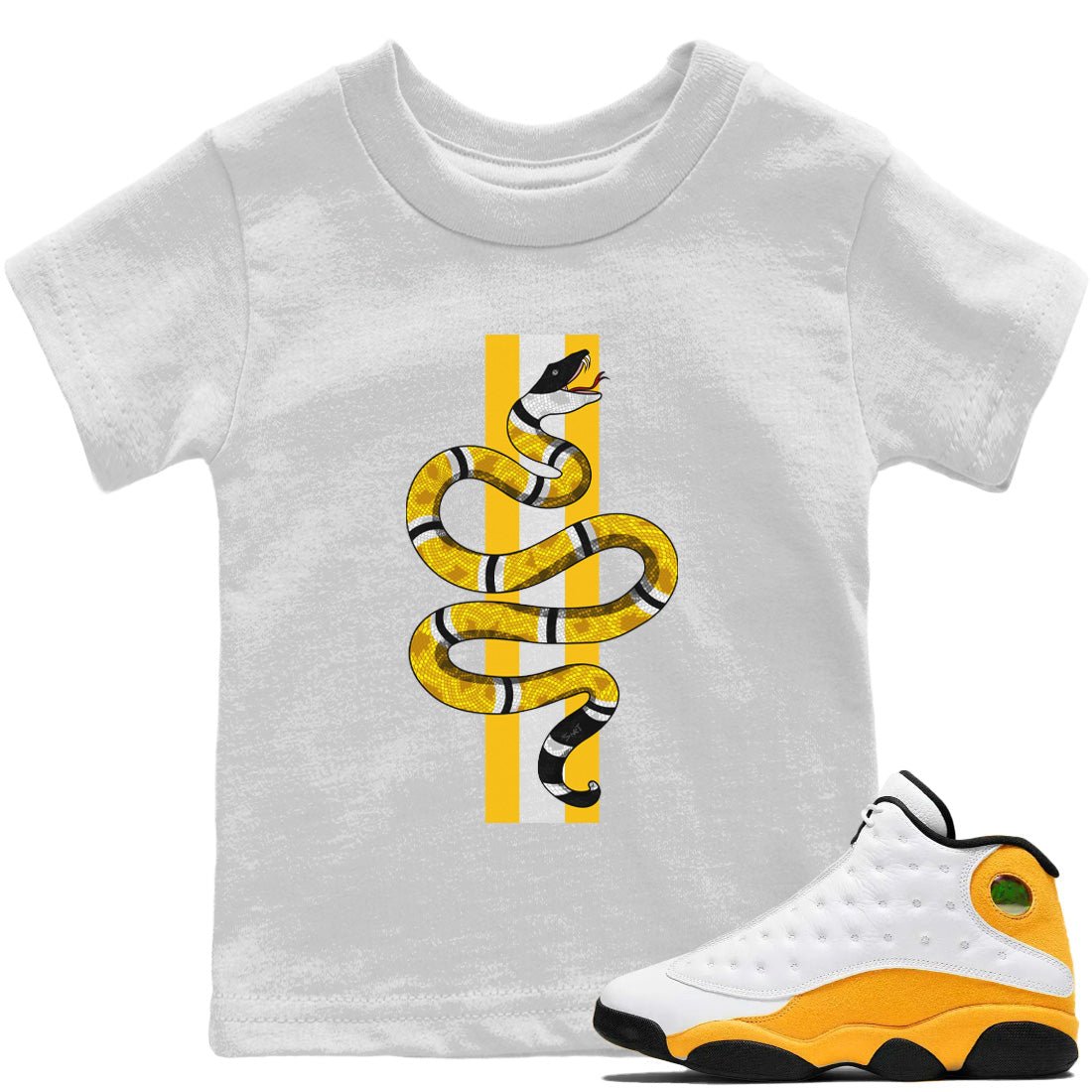 Jordan 13 Del Sol Sneaker Match Tees Snake Sneaker Tees Jordan 13 Del Sol Sneaker Release Tees Kids Shirts