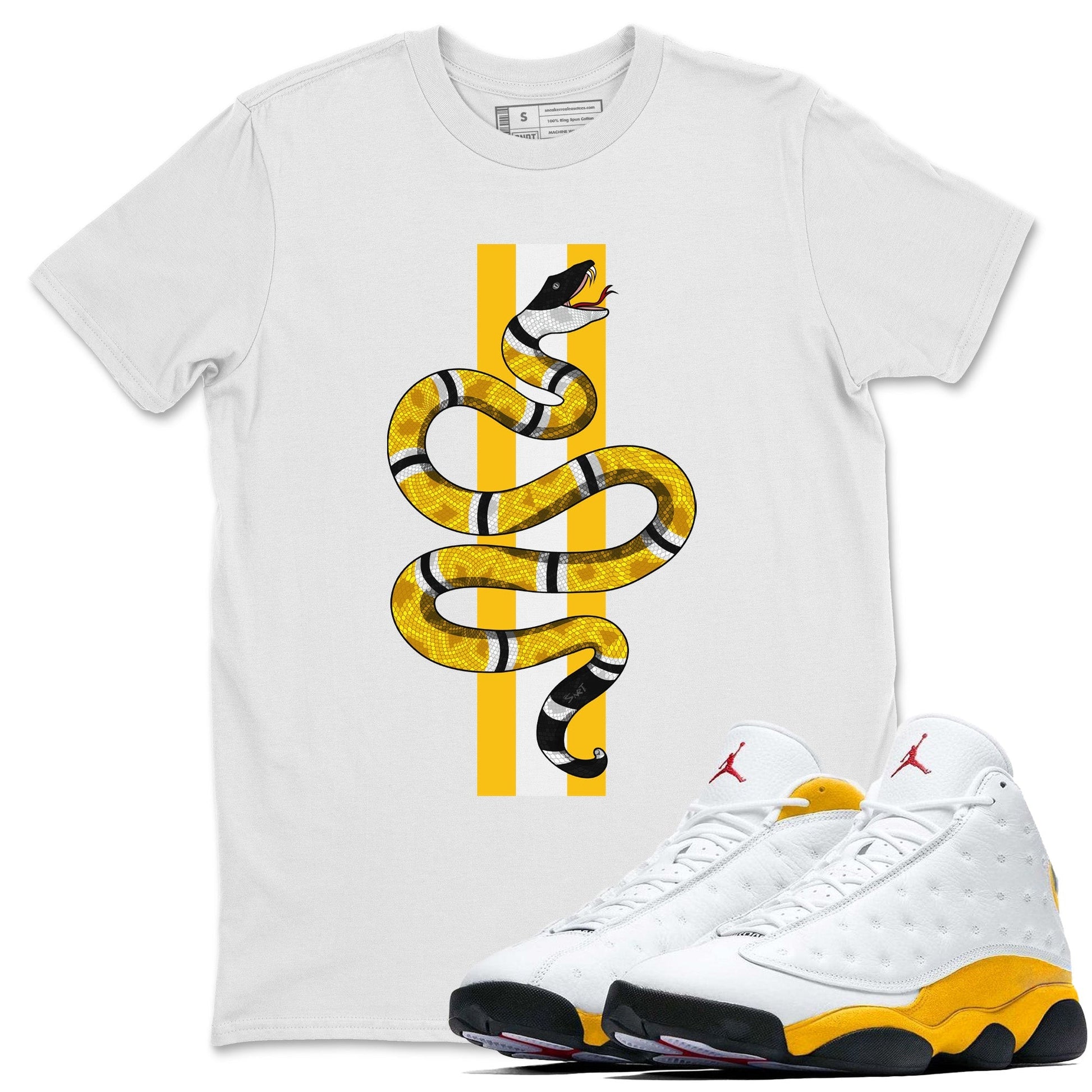 Jordan 13 Del Sol Sneaker Match Tees Snake Sneaker Tees Jordan 13 Del Sol Sneaker Release Tees Unisex Shirts