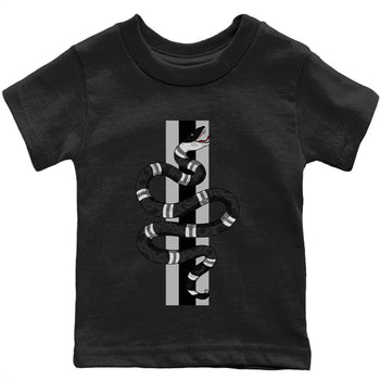 Jordan 4 Black Canvas Sneaker Match Tees Snake Sneaker Tees Jordan 4 Black Canvas Sneaker Release Tees Kids Shirts