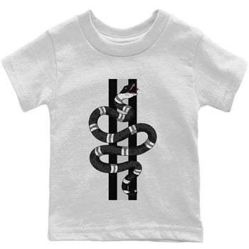 Jordan 4 Black Canvas Sneaker Match Tees Snake Sneaker Tees Jordan 4 Black Canvas Sneaker Release Tees Kids Shirts