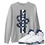 Jordan 6 Midnight Navy Sneaker Match Tees Snake Sneaker Tees Jordan 6 Midnight Navy Sneaker Release Tees Unisex Shirts