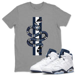 Jordan 6 Midnight Navy Sneaker Match Tees Snake Sneaker Tees Jordan 6 Midnight Navy Sneaker Release Tees Unisex Shirts