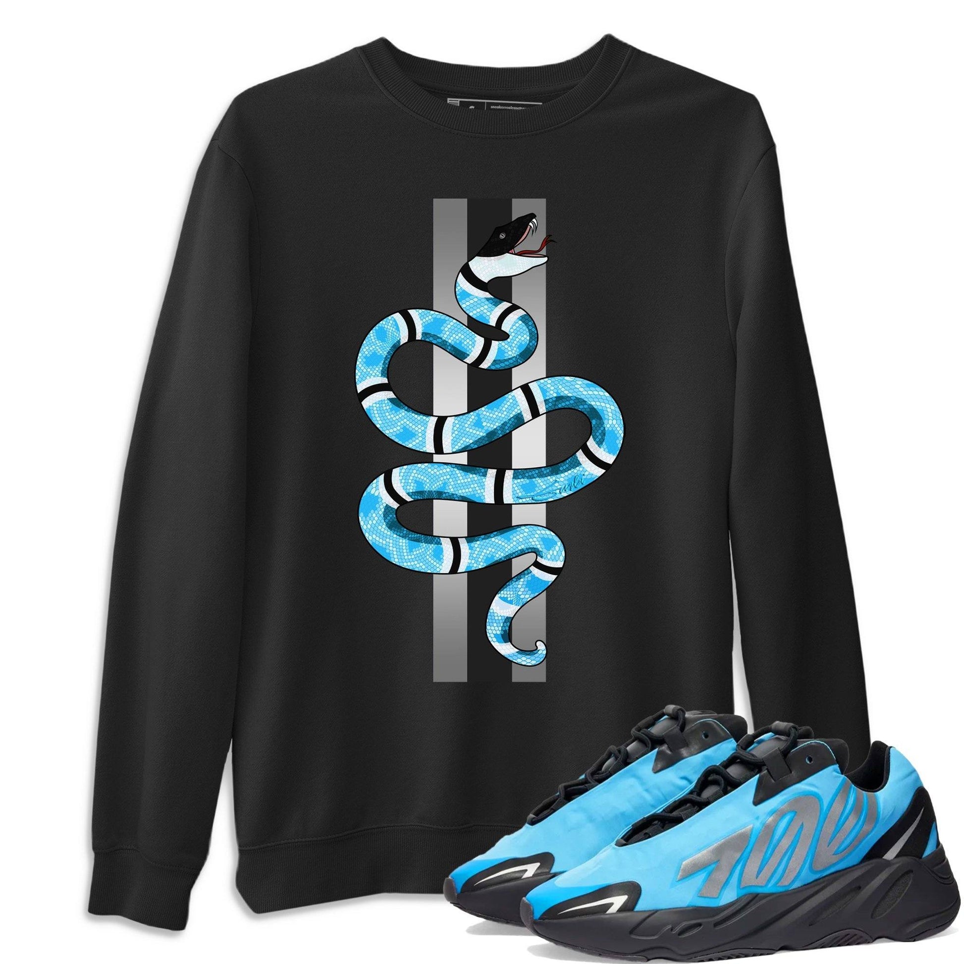 Yeezy 700 Bright Cyan Sneaker Match Tees Snake Sneaker Tees Yeezy 700 Bright Cyan Sneaker Release Tees Unisex Shirts
