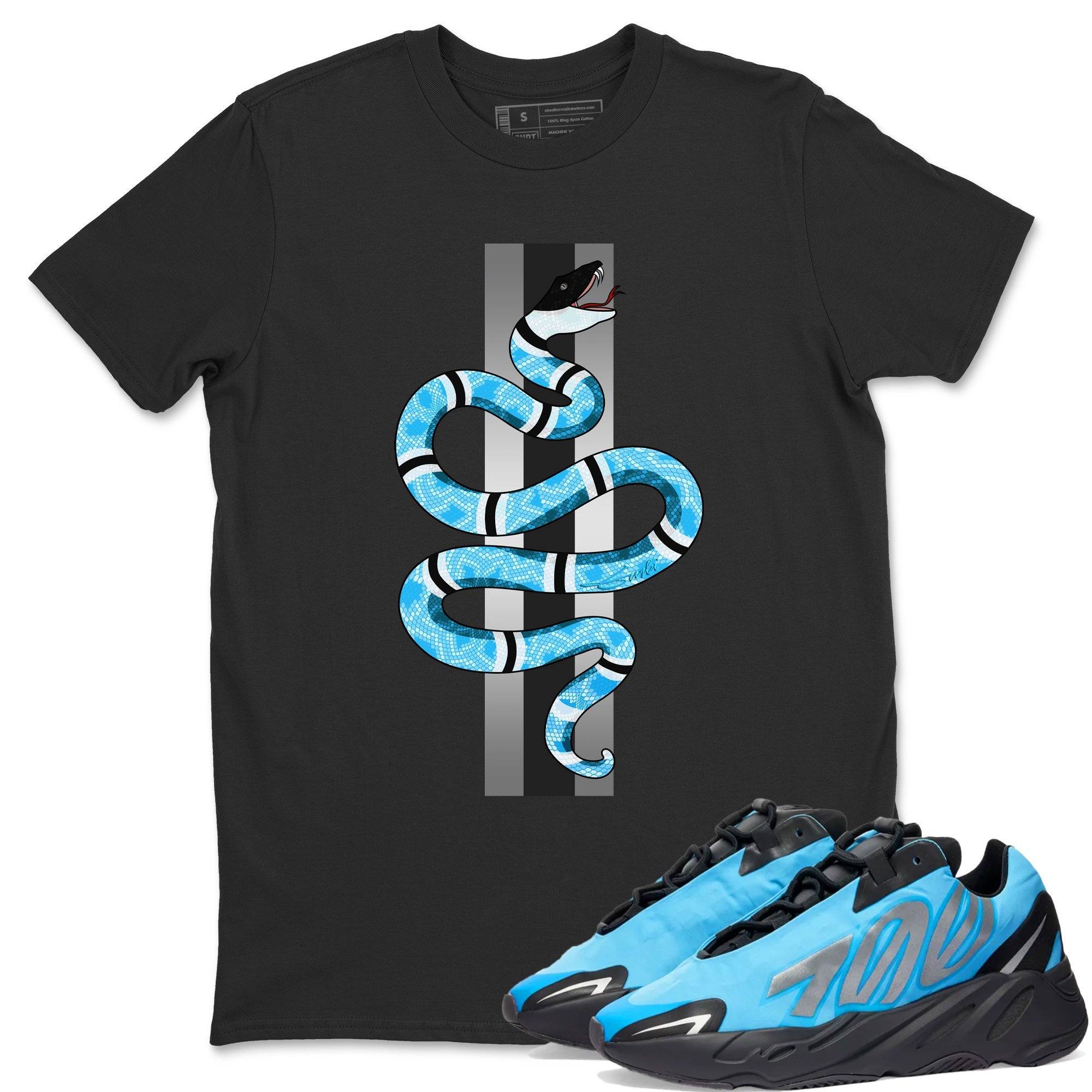 Yeezy 700 Bright Cyan Sneaker Match Tees Snake Sneaker Tees Yeezy 700 Bright Cyan Sneaker Release Tees Unisex Shirts