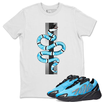 Yeezy 700 Bright Cyan Sneaker Match Tees Snake Sneaker Tees Yeezy 700 Bright Cyan Sneaker Release Tees Unisex Shirts