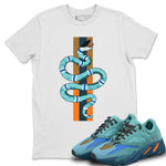 Yeezy 700 Faded Azure Sneaker Match Tees Snake Sneaker Tees Yeezy 700 Faded Azure Sneaker Release Tees Unisex Shirts