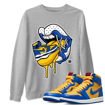 Jordan 1 Game Royal Varsity Maize Sneaker Match Tees Sneaker Addiction 2 Sneaker Tees Jordan 1 Game Royal Varsity Maize Sneaker Release Tees Unisex Shirts