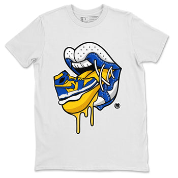 Jordan 1 Game Royal Varsity Maize Sneaker Match Tees Sneaker Addiction 2 Sneaker Tees Jordan 1 Game Royal Varsity Maize Sneaker Release Tees Unisex Shirts