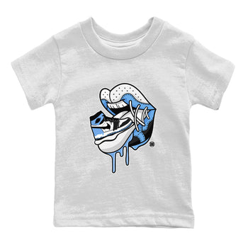 Air Jordan 1 Retro High OG UNC Toe Shirt to match Jordans Sneaker Addiction 2 Sneaker Tees Air Jordan 1 High OG UNC Toe Tees Kids and Baby Tees White 2