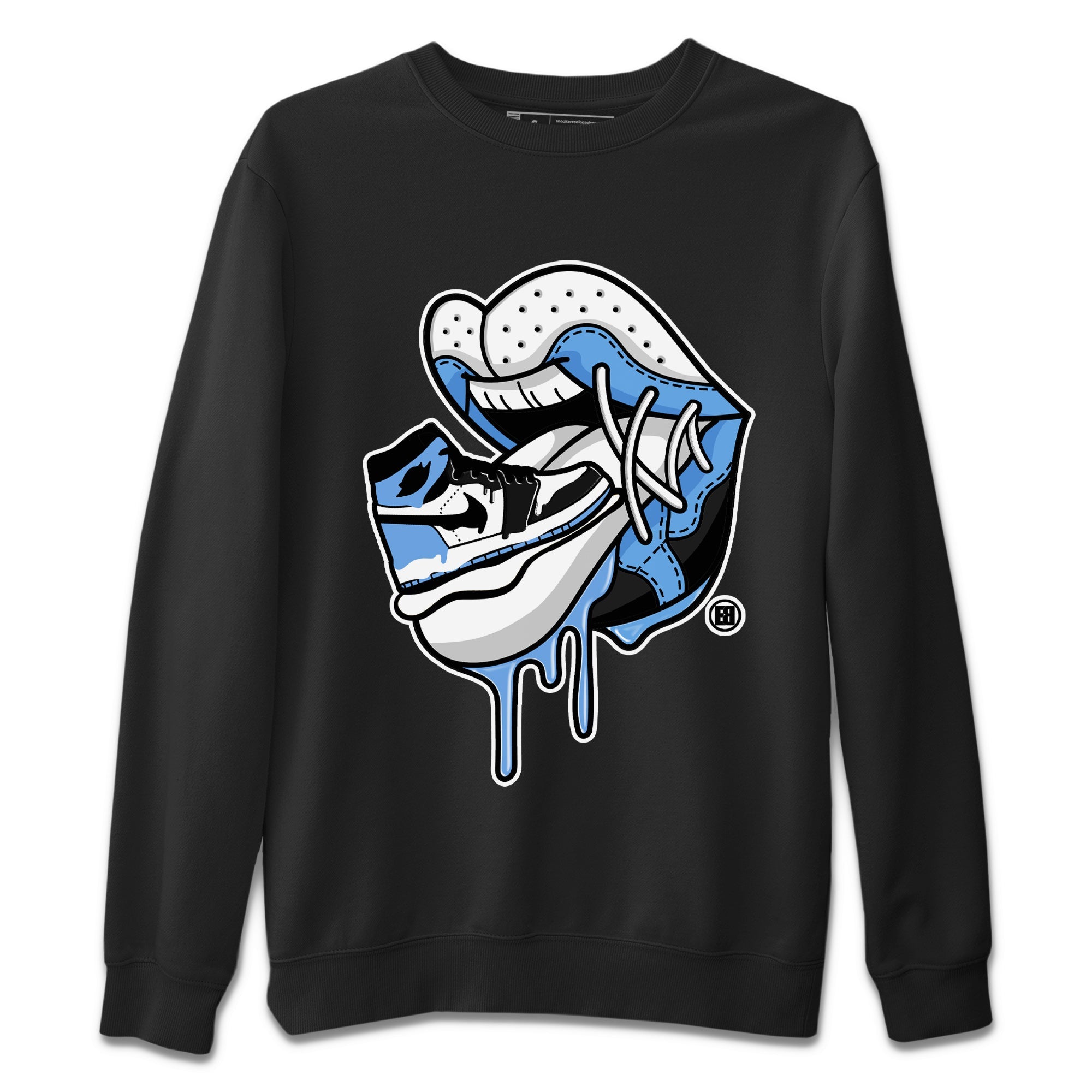 Air Jordan 1 Retro High OG UNC Toe Shirt to match Jordans Sneaker Addiction 2 Sneaker Tees Air Jordan 1 High OG UNC Toe Tees Crew Neck T-Shirts Black 2