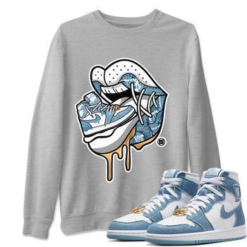 Jordan 1 Denim Sneaker Match Tees Sneaker Addiction 2 Sneaker Tees Jordan 1 Denim Sneaker Release Tees Unisex Shirts