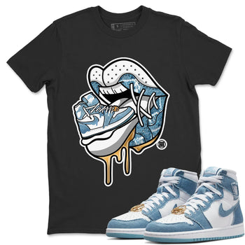 Jordan 1 Denim Sneaker Match Tees Sneaker Addiction 2 Sneaker Tees Jordan 1 Denim Sneaker Release Tees Unisex Shirts