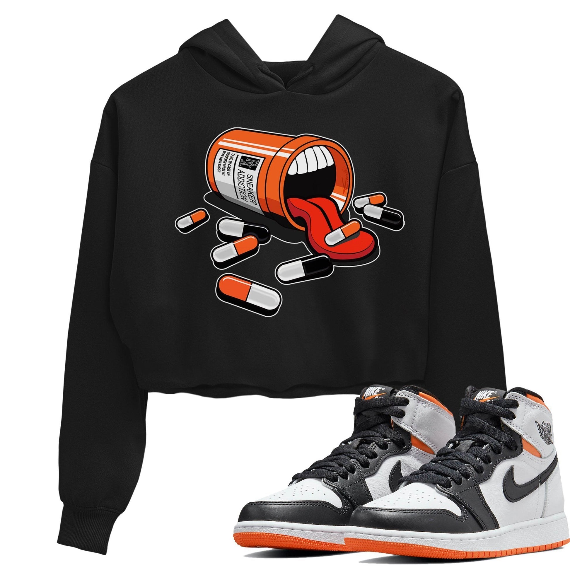 Jordan 1 Electro Orange Sneaker Match Tees Sneaker Addiction Sneaker Tees Jordan 1 Electro Orange Sneaker Release Tees Women's Shirts