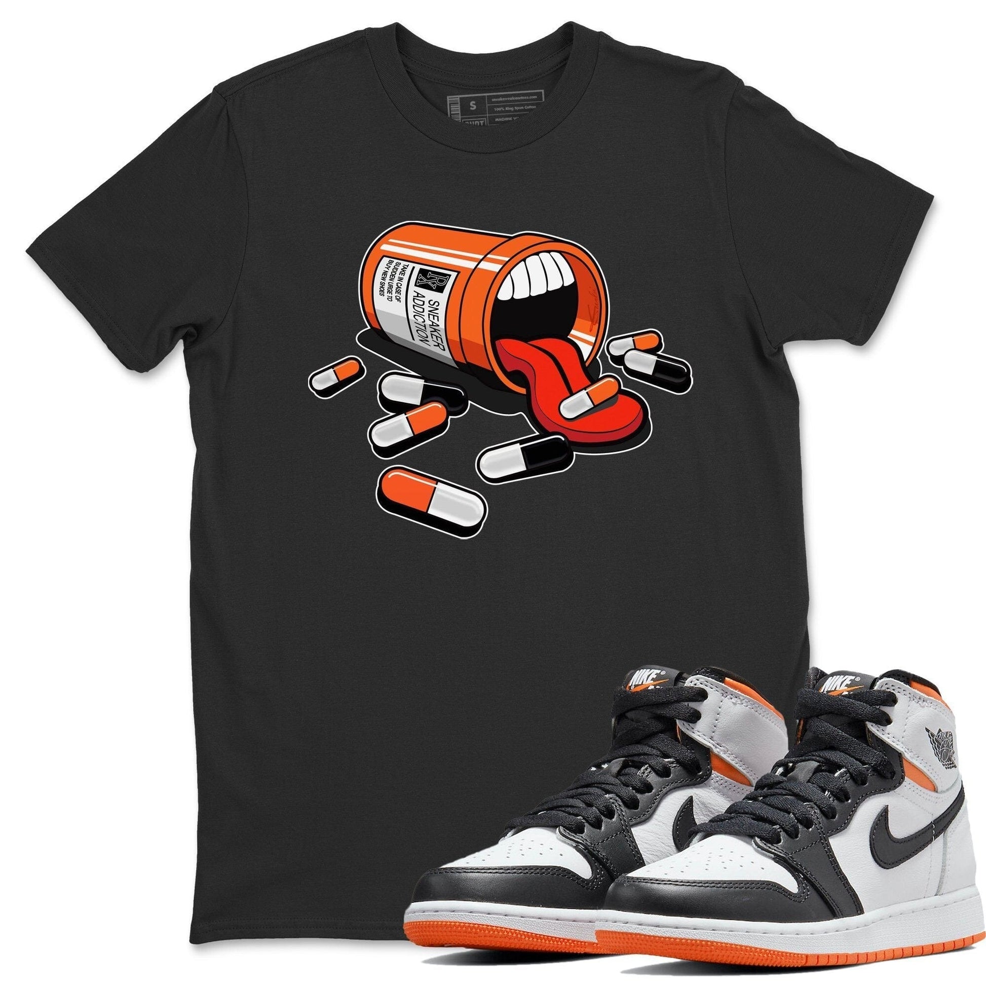 Jordan 1 Electro Orange Sneaker Match Tees Sneaker Addiction Sneaker Tees Jordan 1 Electro Orange Sneaker Release Tees Unisex Shirts