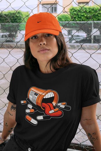 Jordan 1 Electro Orange Sneaker Match Tees Sneaker Addiction Sneaker Tees Jordan 1 Electro Orange Sneaker Release Tees Unisex Shirts