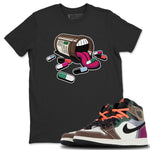 Jordan 1 Hand Crafted Sneaker Match Tees Sneaker Addiction Sneaker Tees Jordan 1 Hand Crafted Sneaker Release Tees Unisex Shirts