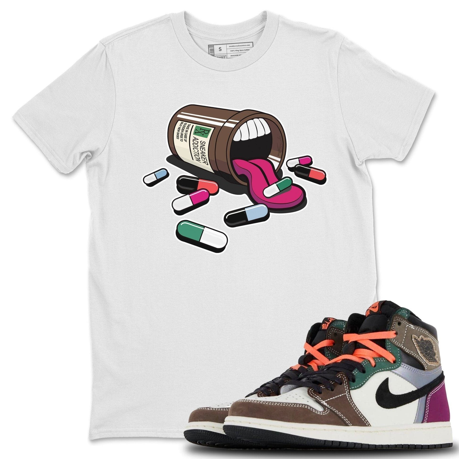 Jordan 1 Hand Crafted Sneaker Match Tees Sneaker Addiction Sneaker Tees Jordan 1 Hand Crafted Sneaker Release Tees Unisex Shirts