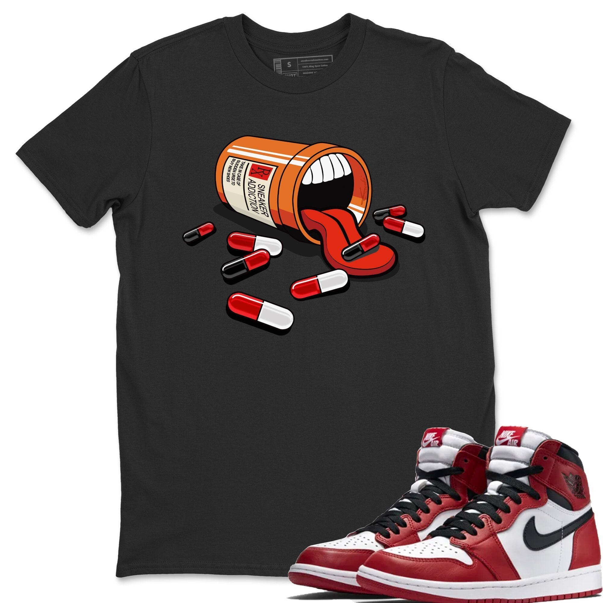 Jordan 1 Varsity Red Sneaker Match Tees Sneaker Addiction Sneaker Tees Jordan 1 Varsity Red Sneaker Release Tees Unisex Shirts