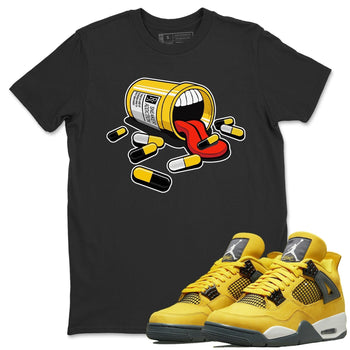Jordan 4 Lightning Sneaker Match Tees Sneaker Addiction Sneaker Tees Jordan 4 Lightning Sneaker Release Tees Unisex Shirts