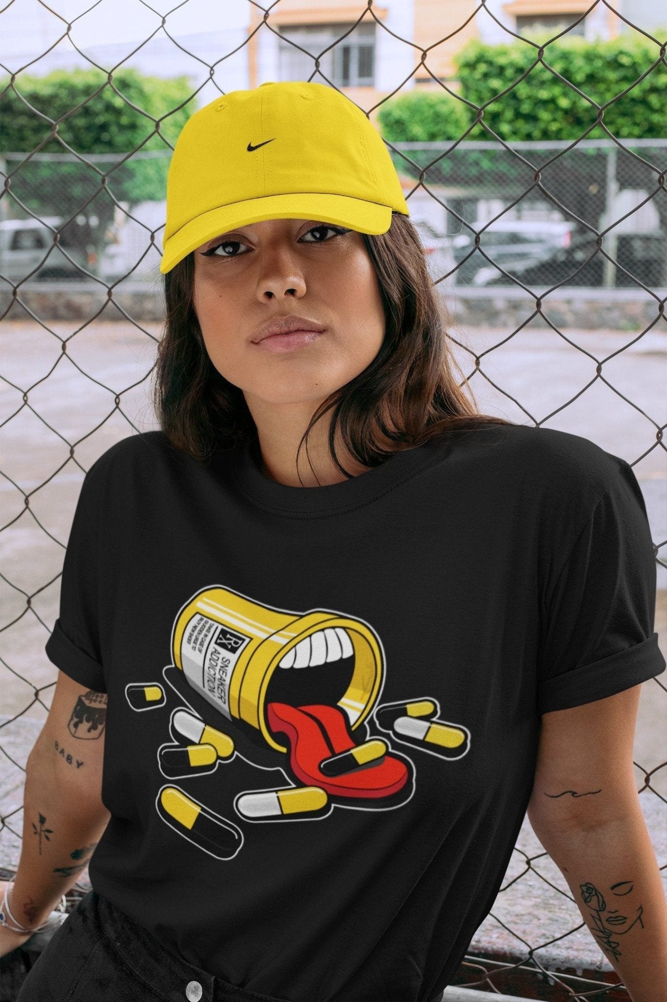 Jordan 4 Lightning Sneaker Match Tees Sneaker Addiction Sneaker Tees Jordan 4 Lightning Sneaker Release Tees Unisex Shirts