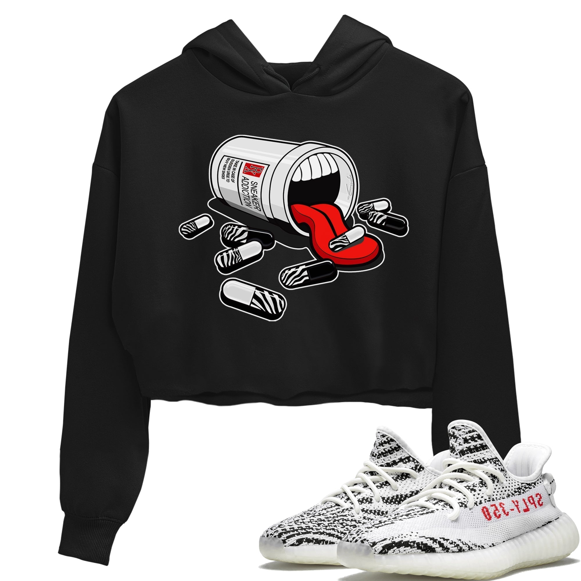 Yeezy 350 Zebra Sneaker Match Tees Sneaker Addiction Sneaker Tees Yeezy 350 Zebra Sneaker Release Tees Women's Shirts