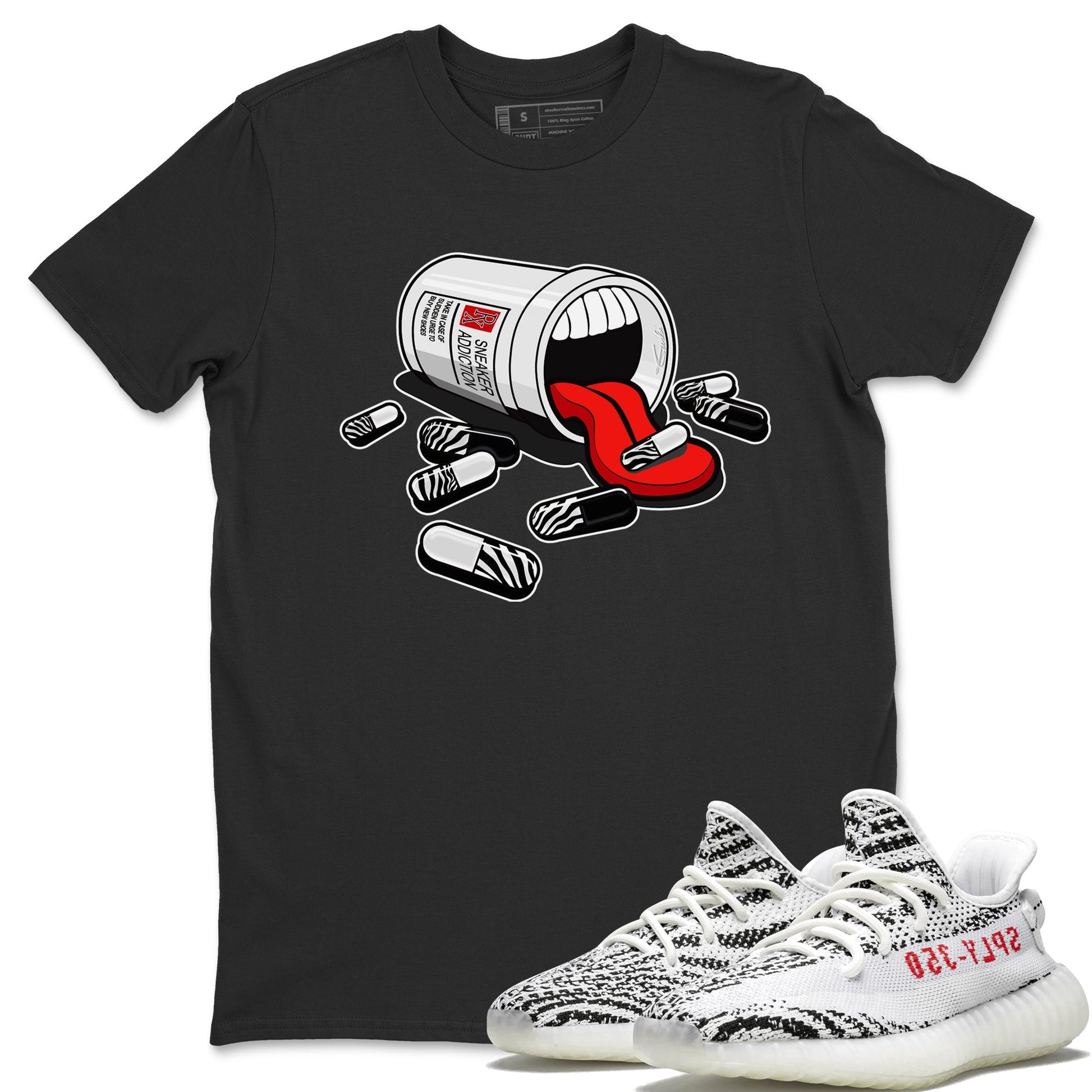 Yeezy 350 Zebra Sneaker Match Tees Sneaker Addiction Sneaker Tees Yeezy 350 Zebra Sneaker Release Tees Unisex Shirts