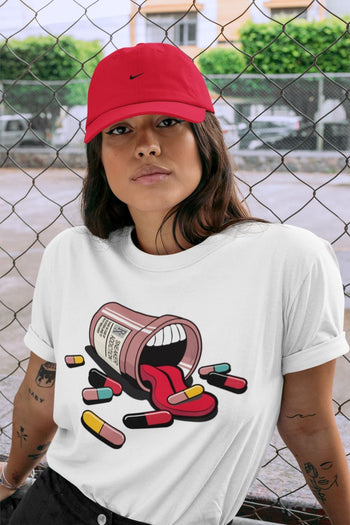 Yeezy 700 Hi-Res Red Sneaker Match Tees Sneaker Addiction Sneaker Tees Yeezy 700 Hi-Res Red Sneaker Release Tees Unisex Shirts
