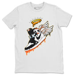 Jordan 1 Electro Orange Sneaker Match Tees Sneaker Angel Sneaker Tees Jordan 1 Electro Orange Sneaker Release Tees Unisex Shirts