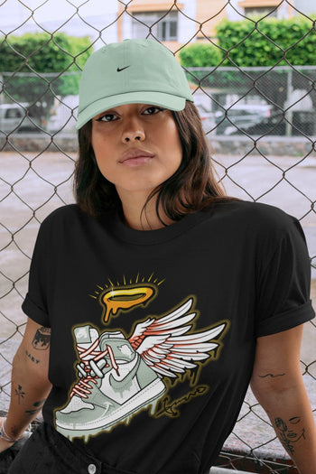 Jordan 1 Seafoam Sneaker Match Tees Sneaker Angel Sneaker Tees Jordan 1 Seafoam Sneaker Release Tees Unisex Shirts