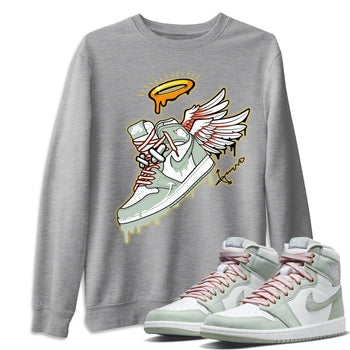 Jordan 1 Seafoam Sneaker Match Tees Sneaker Angel Sneaker Tees Jordan 1 Seafoam Sneaker Release Tees Unisex Shirts