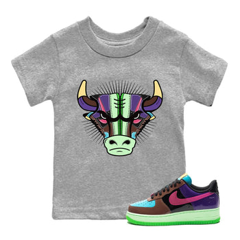 Air Force 1 Undefeated Fauna Brown Sneaker Match Tees Sneaker Bull Head Sneaker Tees Air Force 1 Undefeated Fauna Brown Sneaker Release Tees Kids Shirts
