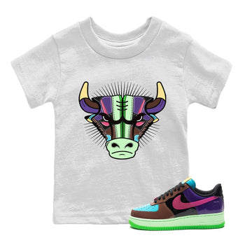Air Force 1 Undefeated Fauna Brown Sneaker Match Tees Sneaker Bull Head Sneaker Tees Air Force 1 Undefeated Fauna Brown Sneaker Release Tees Kids Shirts