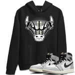Jordan 1 White Cement Sneaker Match Tees Sneaker Bull Head Sneaker Tees Jordan 1 White Cement Sneaker Release Tees Unisex Shirts
