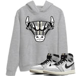 Jordan 1 White Cement Sneaker Match Tees Sneaker Bull Head Sneaker Tees Jordan 1 White Cement Sneaker Release Tees Unisex Shirts