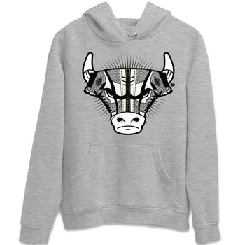 Jordan 1 White Cement Sneaker Match Tees Sneaker Bull Head Sneaker Tees Jordan 1 White Cement Sneaker Release Tees Unisex Shirts