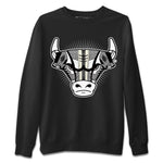 Jordan 1 White Cement Sneaker Match Tees Sneaker Bull Head Sneaker Tees Jordan 1 White Cement Sneaker Release Tees Unisex Shirts