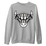 Jordan 1 White Cement Sneaker Match Tees Sneaker Bull Head Sneaker Tees Jordan 1 White Cement Sneaker Release Tees Unisex Shirts