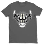 Jordan 1 White Cement Sneaker Match Tees Sneaker Bull Head Sneaker Tees Jordan 1 White Cement Sneaker Release Tees Unisex Shirts