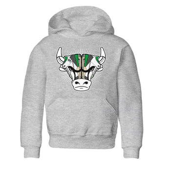 Air Jordan 3 Lucky Green Sneaker Match Tees Sneaker Bull Head Sneaker Tees Jordan 3 Retro Lucky Green Sneaker Release Tees Kids Shirts Heather Grey 2