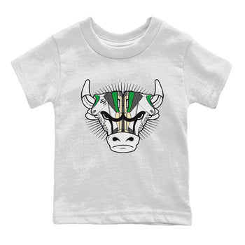 Air Jordan 3 Lucky Green Sneaker Match Tees Sneaker Bull Head Sneaker Tees Jordan 3 Retro Lucky Green Sneaker Release Tees Kids Shirts White 2