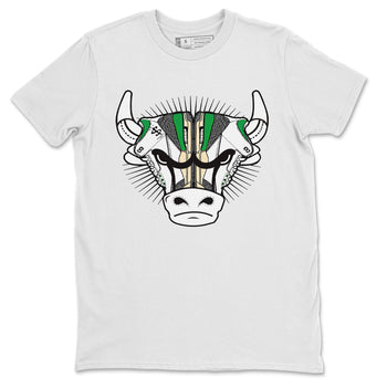 Air Jordan 3 Lucky Green Sneaker Match Tees Sneaker Bull Head Sneaker Tees Jordan 3 Retro Lucky Green Sneaker Release Tees Unisex Shirts White 2