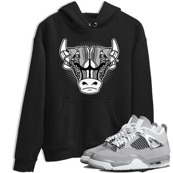 Air Jordan 4 Retro Frozen Moments shirt to match jordans Sneaker Bull Head sneaker tees Air Jordan 4 Light Iron Ore SNRT Sneaker Release Tees Unisex Black 1 T-Shirt