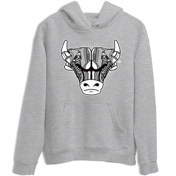 Air Jordan 4 Retro Frozen Moments shirt to match jordans Sneaker Bull Head sneaker tees Air Jordan 4 Light Iron Ore SNRT Sneaker Release Tees Unisex Heather Grey 2 T-Shirt