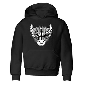 Air Jordan 4 Retro Frozen Moments shirt to match jordans Sneaker Bull Head sneaker tees Air Jordan 4 Light Iron Ore SNRT Sneaker Release Tees Baby Toddler Black 2 T-Shirt