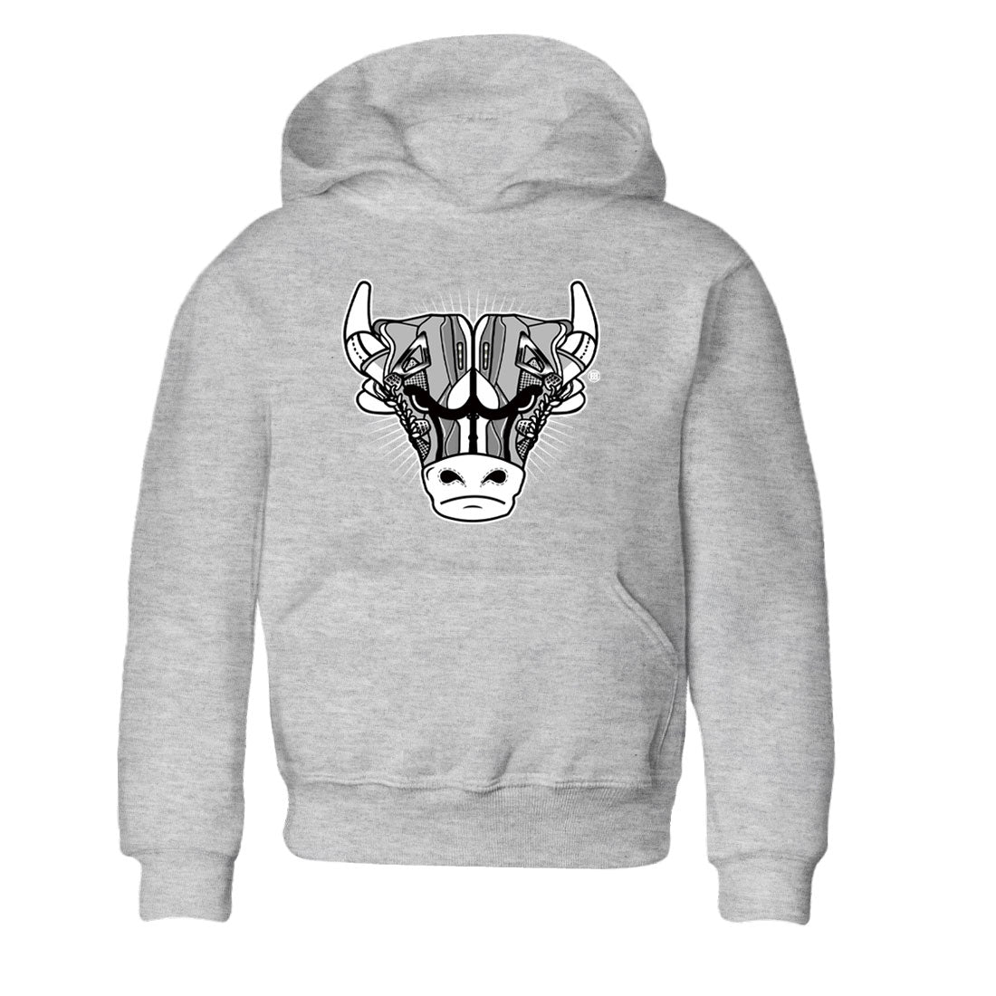 Air Jordan 4 Retro Frozen Moments shirt to match jordans Sneaker Bull Head sneaker tees Air Jordan 4 Light Iron Ore SNRT Sneaker Release Tees Baby Toddler Heather Grey 2 T-Shirt
