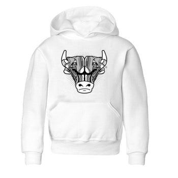 Air Jordan 4 Retro Frozen Moments shirt to match jordans Sneaker Bull Head sneaker tees Air Jordan 4 Light Iron Ore SNRT Sneaker Release Tees Baby Toddler White 2 T-Shirt