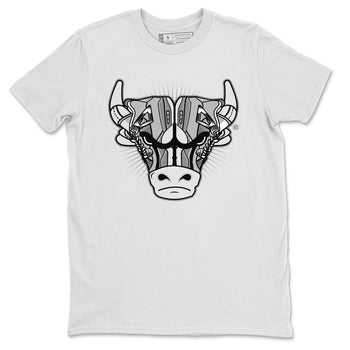 Air Jordan 4 Retro Frozen Moments shirt to match jordans Sneaker Bull Head sneaker tees Air Jordan 4 Light Iron Ore SNRT Sneaker Release Tees Unisex White 2 T-Shirt