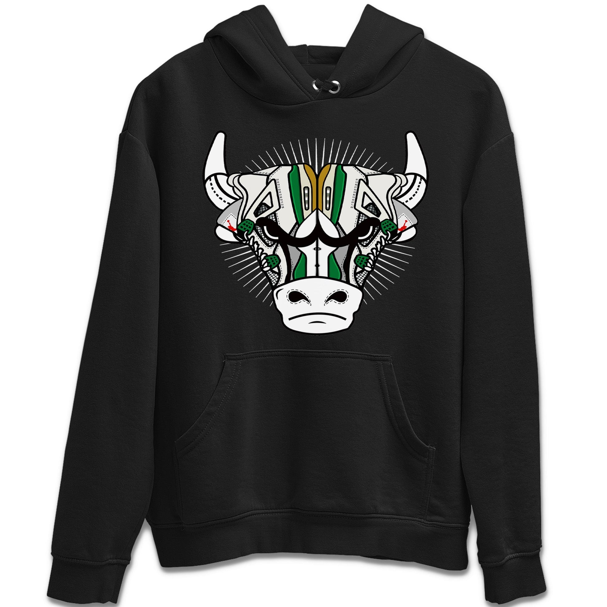 Jordan 4 Pine Green SB Sneaker Match Tees Sneaker Bull Head Sneaker Tees Nike SB Air Jordan 4 Pine Green Sneaker Tees Sneaker Release Shirts Unisex Shirts Black 2