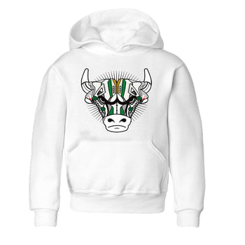Jordan 4 Pine Green SB Sneaker Match Tees Sneaker Bull Head Sneaker Tees Nike SB Air Jordan 4 Pine Green Sneaker Tees Sneaker Release Shirts Kids Shirts White 2